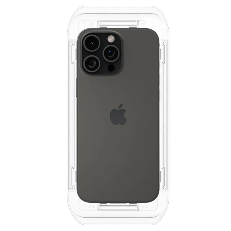 Szkło hartowane Spigen Glas.tR EZ Fit na iPhone 16 Pro - obrazek 8