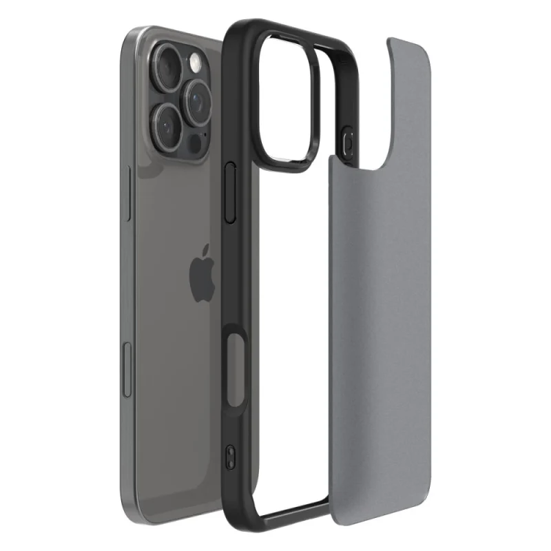 Etui Spigen Ultra Hybrid na iPhone 16 Pro - czarne - obrazek 6