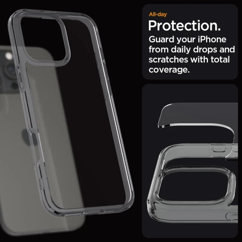 Etui Spigen Ultra Hybrid na iPhone 16 Pro - przezroczyste - obrazek 14