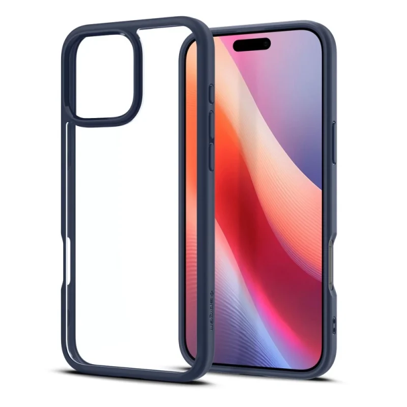 Etui Spigen Ultra Hybrid na iPhone 16 Pro - niebieskie - obrazek 2