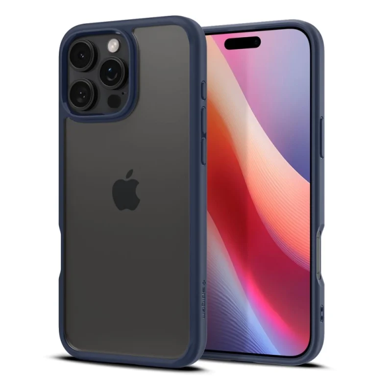 Etui Spigen Ultra Hybrid na iPhone 16 Pro - niebieskie - obrazek 3