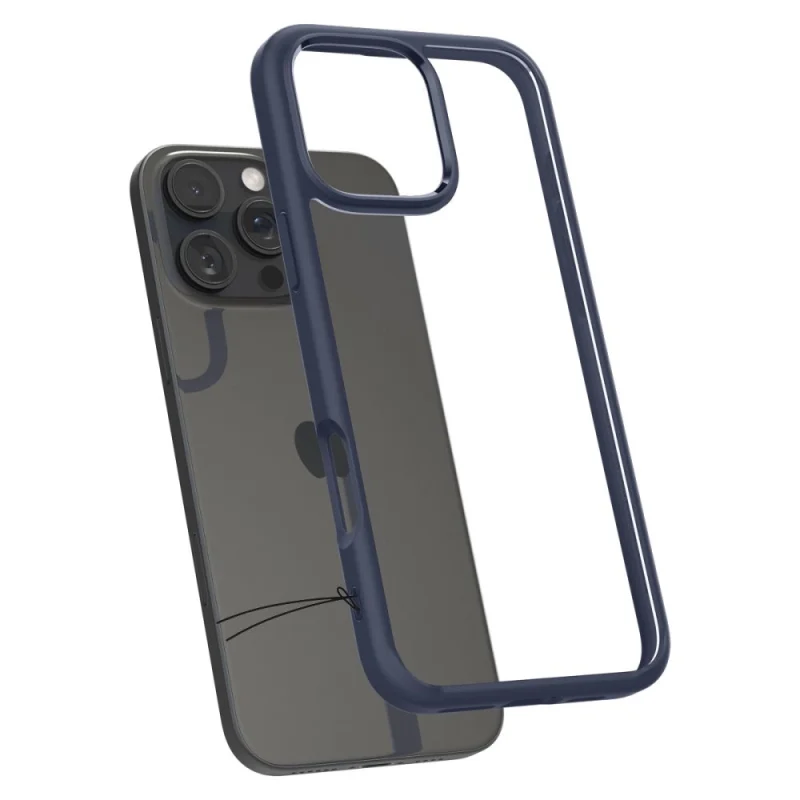 Etui Spigen Ultra Hybrid na iPhone 16 Pro - niebieskie - obrazek 7