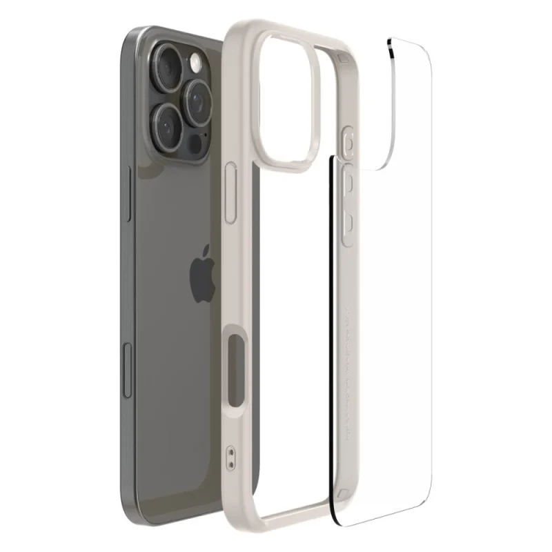 Etui Spigen Ultra Hybrid na iPhone 16 Pro - tytanowe - obrazek 9