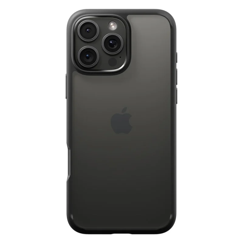 Etui Spigen Ultra Hybrid na iPhone 16 Pro - czarny mat - obrazek 4