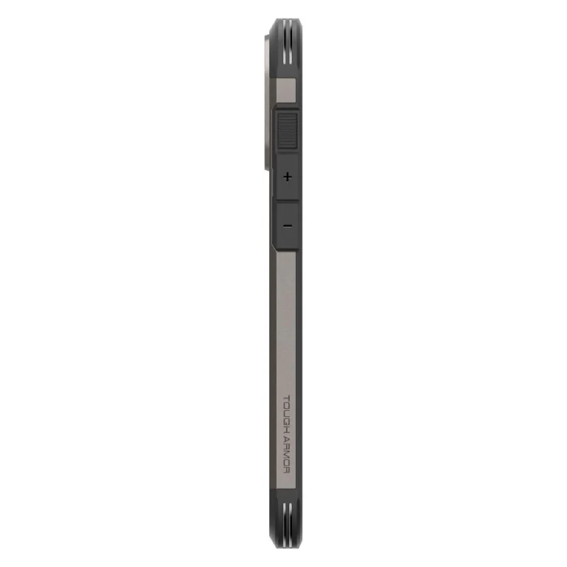 Etui Spigen Tough Armor MagSafe z podstawką na iPhone 16 Pro - gunmetal - obrazek 5