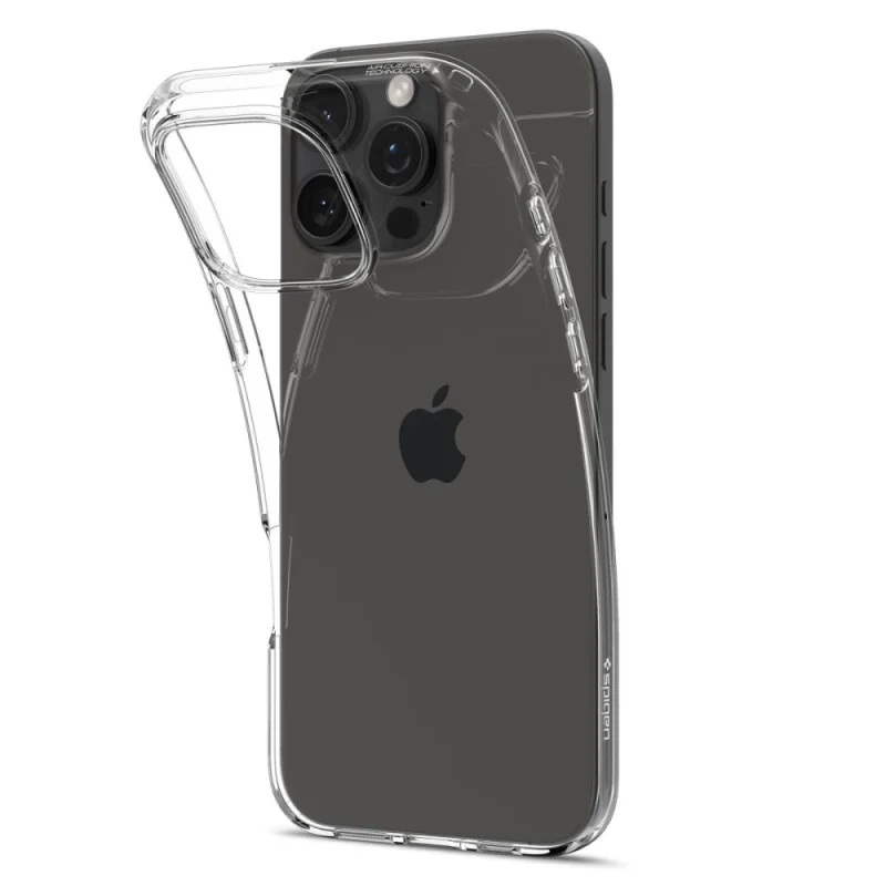 Etui Spigen Liquid Crystal na iPhone 16 Pro - przezroczyste - obrazek 5