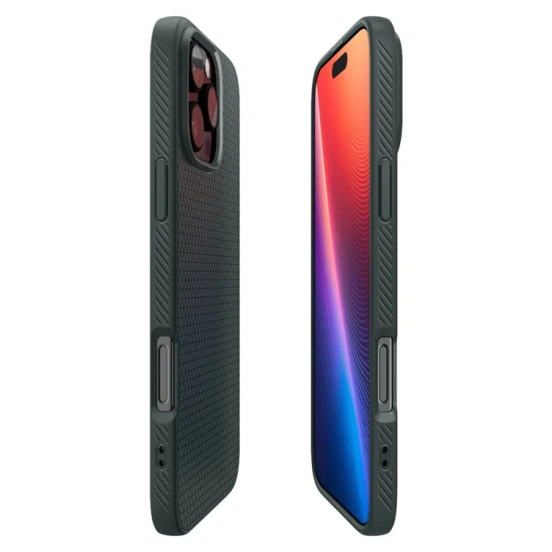 Etui Spigen Liquid Air na iPhone 16 Pro - zielone - obrazek 6