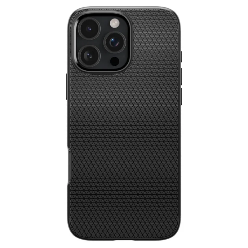 Etui Spigen Liquid Air na iPhone 16 Pro - czarne - obrazek 2