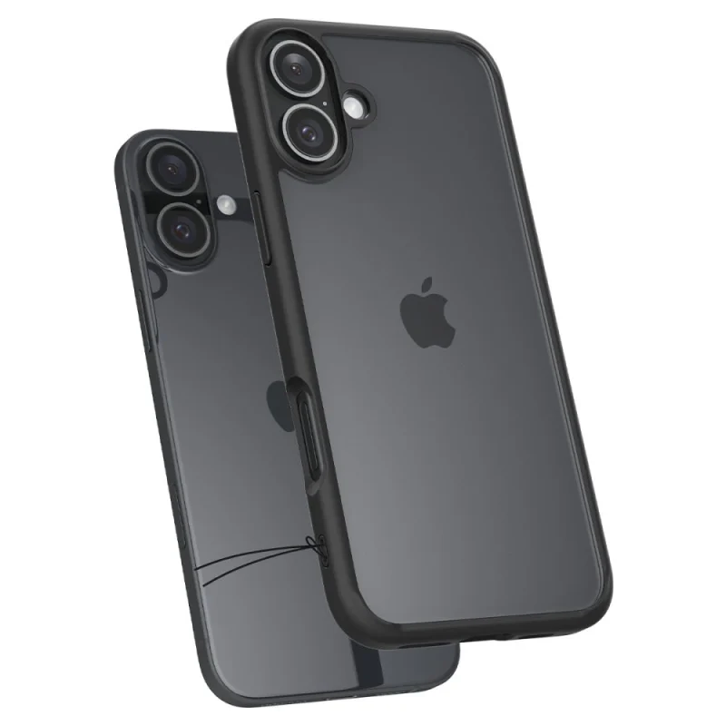 Etui Spigen Ultra Hybrid na iPhone 16 Plus - czarny mat - obrazek 5