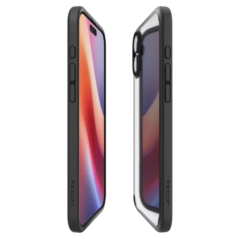 Etui Spigen Ultra Hybrid na iPhone 16 Plus - czarny mat - obrazek 6