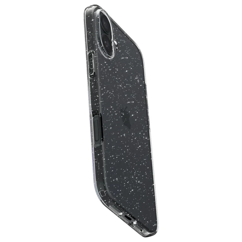 Etui Spigen Liquid Crystal na iPhone 16 Plus - przezroczysto-brokatowe - obrazek 4