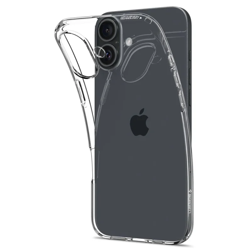 Etui Spigen Liquid Crystal na iPhone 16 Plus - przezroczyste - obrazek 5