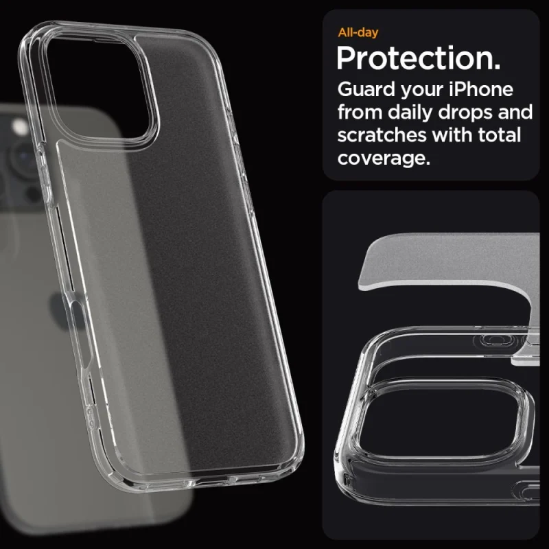 Etui Spigen Ultra Hybrid na iPhone 16 Pro Max - przezroczyste - obrazek 13