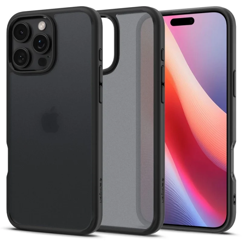 Etui Spigen Ultra Hybrid na iPhone 16 Pro Max - czarne