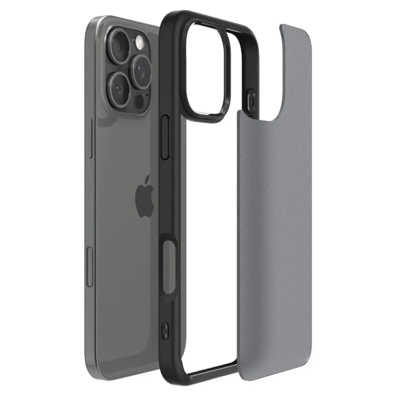 Etui Spigen Ultra Hybrid na iPhone 16 Pro Max - czarne - obrazek 7