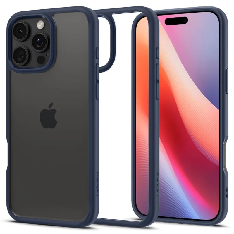 Etui Spigen Ultra Hybrid na iPhone 16 Pro Max - niebieskie