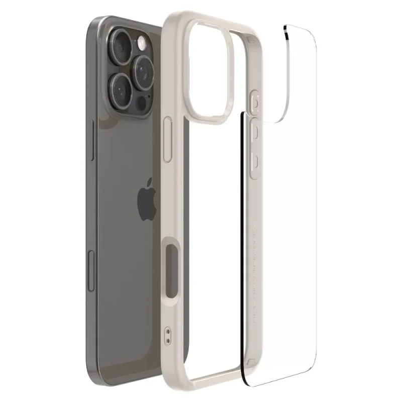 Etui Spigen Ultra Hybrid na iPhone 16 Pro Max - tytanowe - obrazek 7