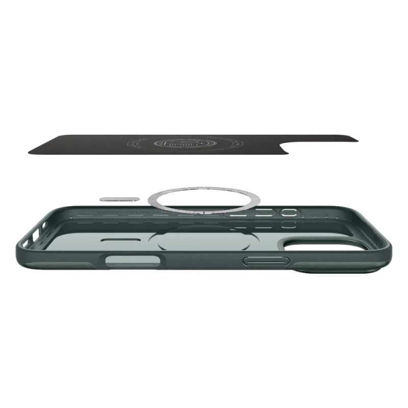 Etui Spigen Thin Fit MagSafe do na iPhone 16 Pro Max - zielone - obrazek 5