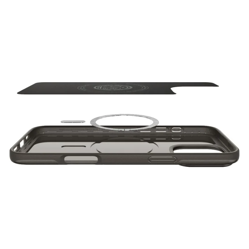 Etui Spigen Thin Fit MagSafe do na iPhone 16 Pro Max - gunmetal - obrazek 5