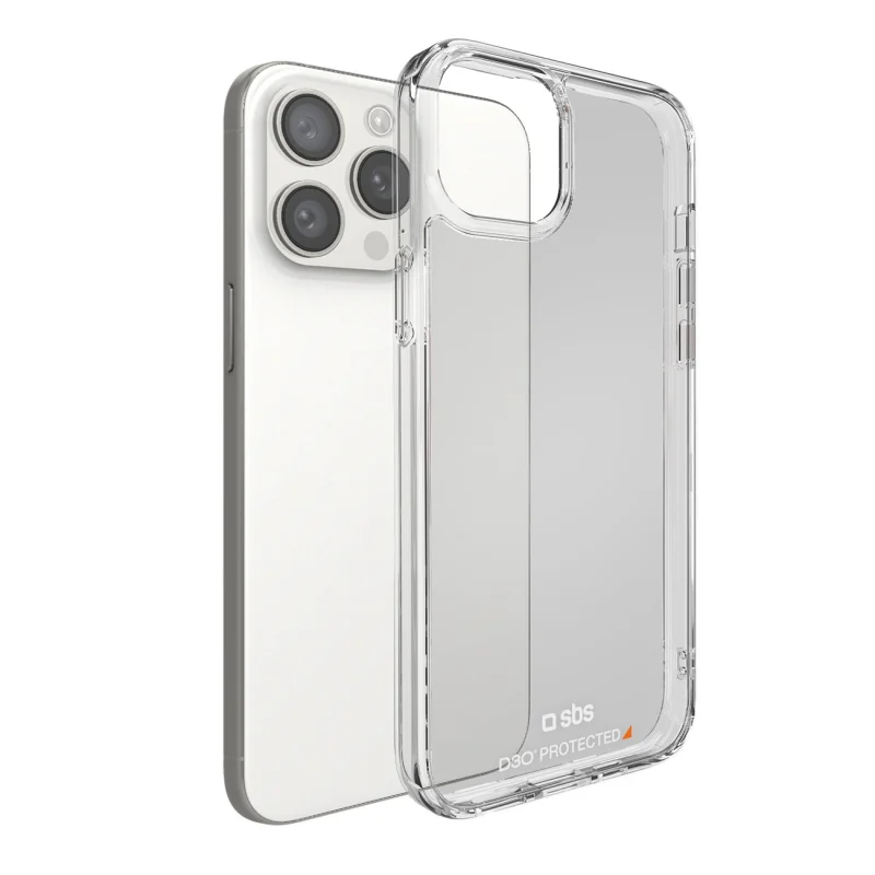 Etui SBS D3O do iPhone 15 Pro - przezroczyste - obrazek 2