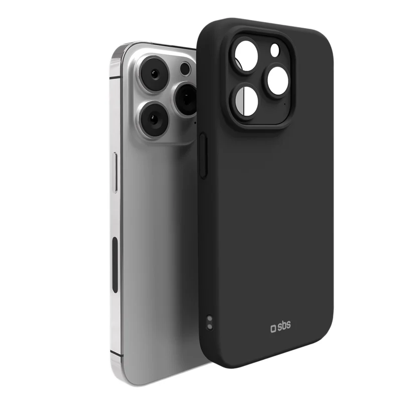 Etui SBS Full Active Case D3O do iPhone 15 Pro - czarne - obrazek 2