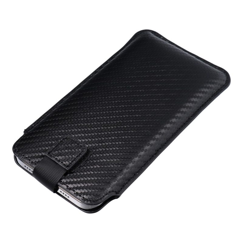 Futerał uniwersalny / wsuwka POCKET Carbon - Model 18 - do IPHONE 15 / 15 PRO / 14 / 14 PRO /13 / 13 PRO SAMSUNG S7 Edge / S23 / S24 - obrazek 6