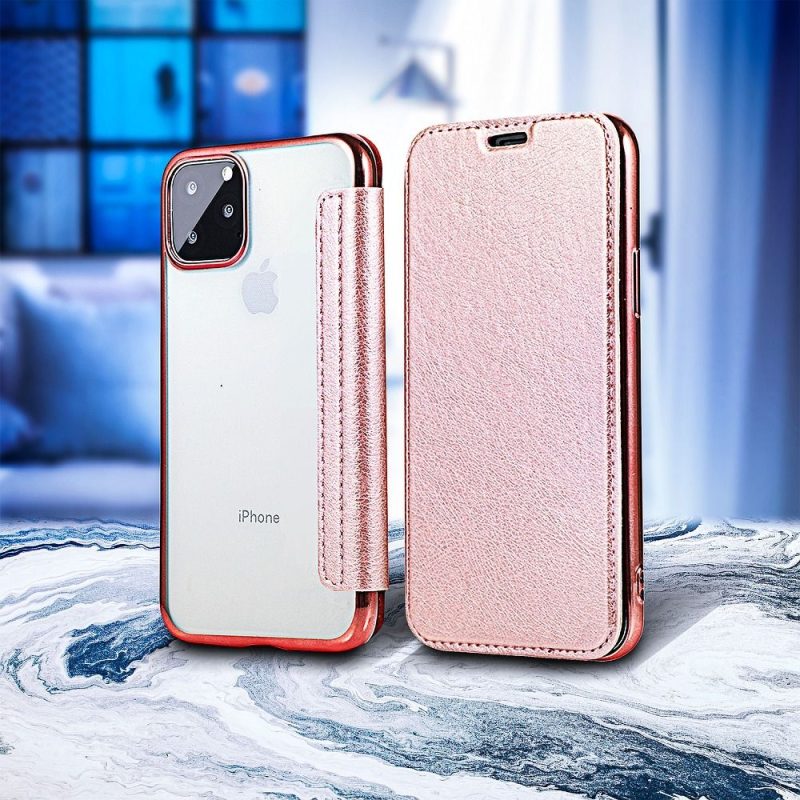 Kabura Forcell ELECTRO BOOK do IPHONE 11 PRO Max złoty róż - obrazek 6