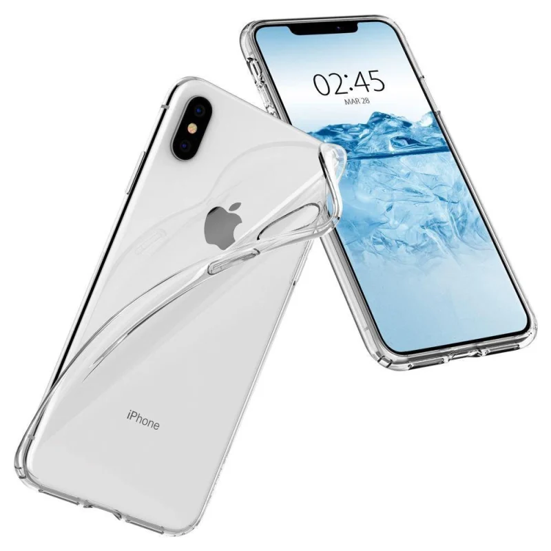 Etui Spigen Liquid Crystal na iPhone X / XS - przezroczyste - obrazek 14