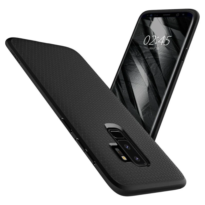 Etui Spigen Liquid Air na Samsung Galaxy S9+ - czarny mat - obrazek 13