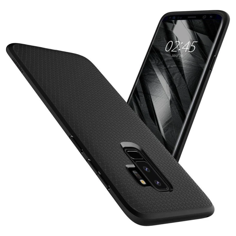 Etui Spigen Liquid Air na Samsung Galaxy S9+ - czarny mat - obrazek 7