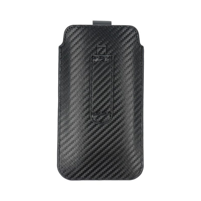 Futerał uniwersalny / wsuwka POCKET Carbon - Model 17 - do SAMSUNG A02s / A03s / A05 / A05s / A12 / A15 / A21s / A25 / A32 5G XIAOMI Redmi 9A / 9AT / 9c / Note 10 PRO / Mi11 OPPO A52 / A72 / A92 REALME 7i - obrazek 4