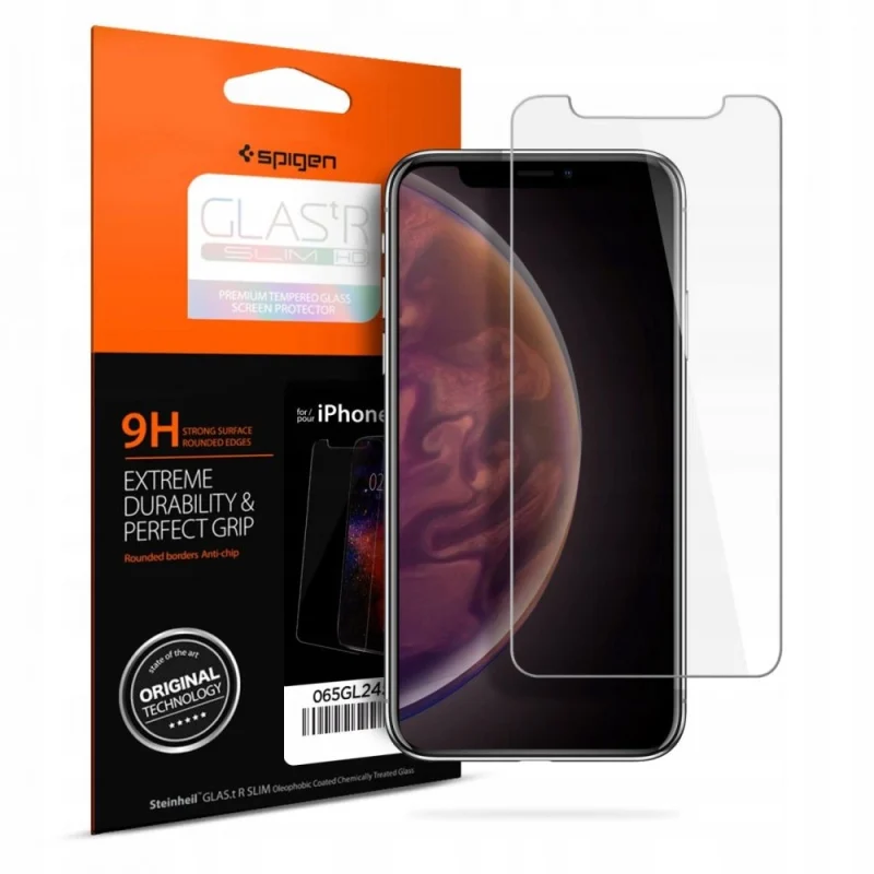 Szkło hartowane Spigen Glas.tR Slim na iPhone 11 / XR