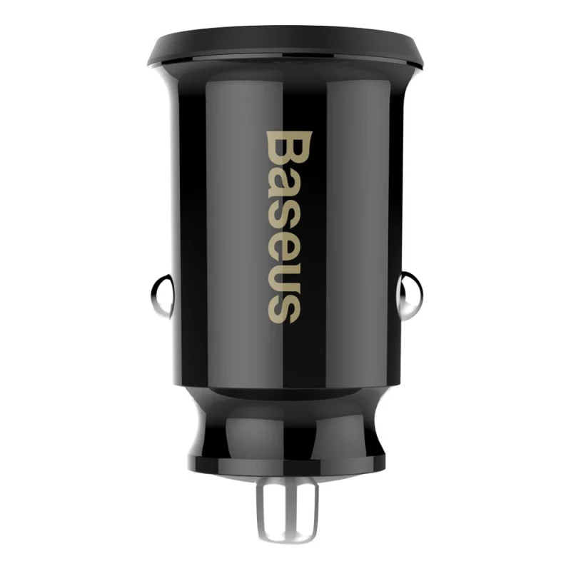 Mini ładowarka Baseus Grain Car Charger CCALL-ML01 samochodowa 2x USB-A 3.1A - czarna - obrazek 2