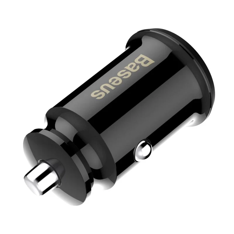 Mini ładowarka Baseus Grain Car Charger CCALL-ML01 samochodowa 2x USB-A 3.1A - czarna - obrazek 6