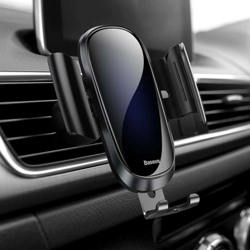 Uchwyt Baseus Future Gravity Car Mount SUYL-WL01 grawitacyjny na telefon 4-6" na kratkę nawiewu - czarny - obrazek 9