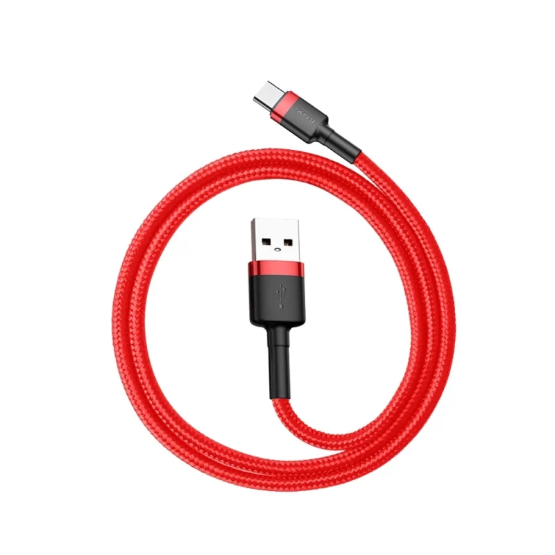 Kabel Baseus Cafule USB-A / USB-C QC 3.0 3A 0.5 m - czerwony - obrazek 8