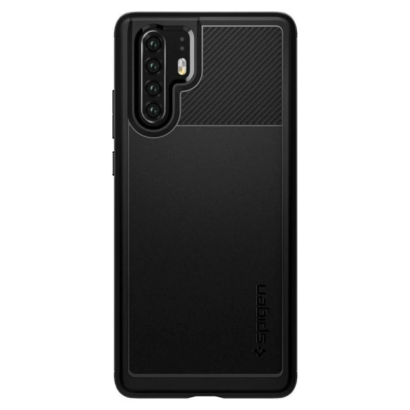 Etui Spigen Rugged Armor na Huawei P30 Pro - czarne - obrazek 2