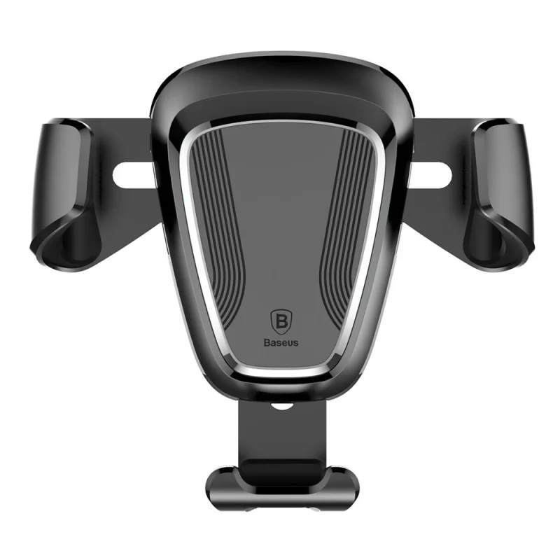 Baseus Gravity Car Mount grawitacyjny uchwyt samochodowy na kratkę wentylacyjną nawiew na telefon 4-6" czarny (SUYL-01) - obrazek 3