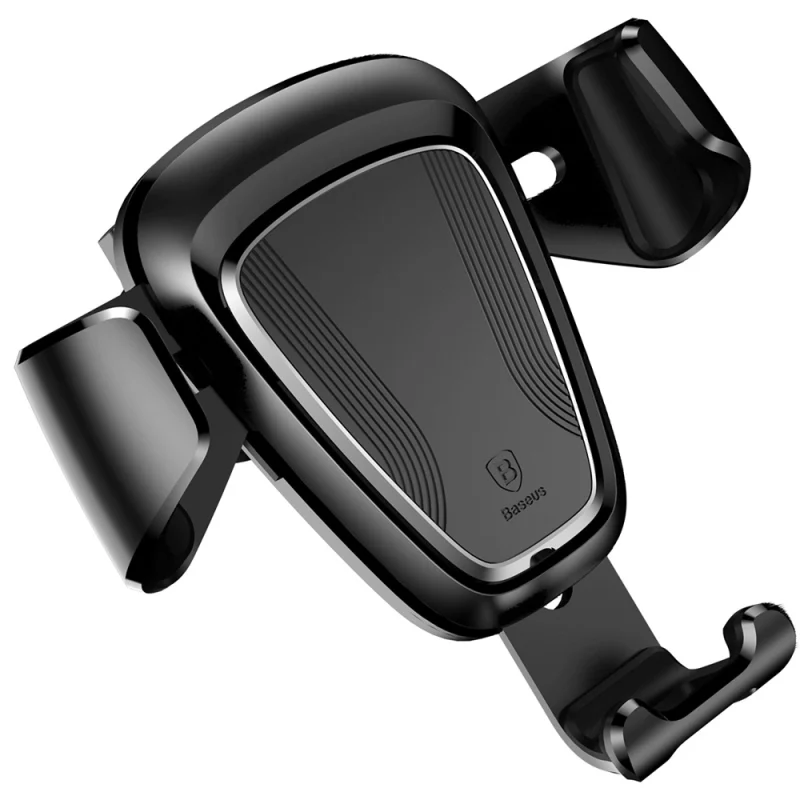 Baseus Gravity Car Mount grawitacyjny uchwyt samochodowy na kratkę wentylacyjną nawiew na telefon 4-6" czarny (SUYL-01) - obrazek 7