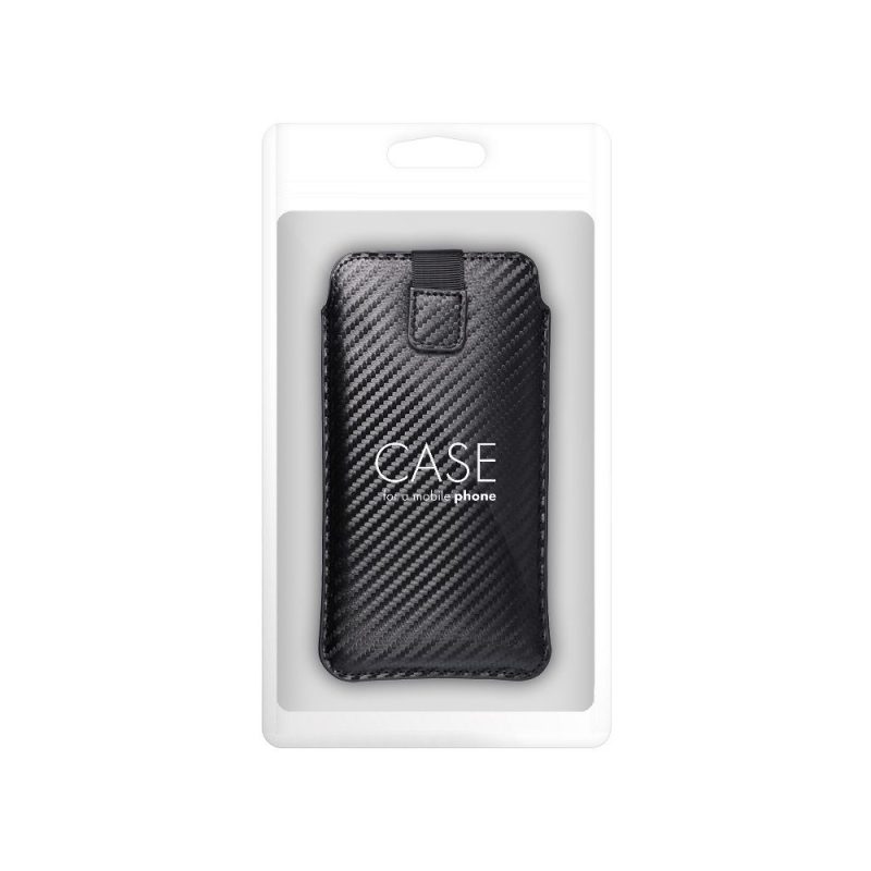 Futerał uniwersalny / wsuwka POCKET Carbon - Model 17 - do SAMSUNG A02s / A03s / A05 / A05s / A12 / A15 / A21s / A25 / A32 5G XIAOMI Redmi 9A / 9AT / 9c / Note 10 PRO / Mi11 OPPO A52 / A72 / A92 REALME 7i - obrazek 3