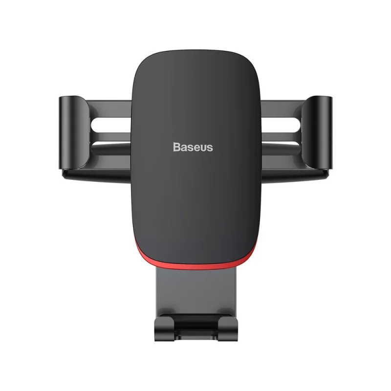 Baseus Metal Age Gravity Car Mount metalowy samochodowy uchwyt grawitacyjny na slot CD czarny (SUYL-J01)