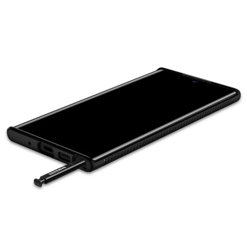 Etui Spigen Rugged Armor na Samsung Galaxy Note 10+ - czarny mat - obrazek 2