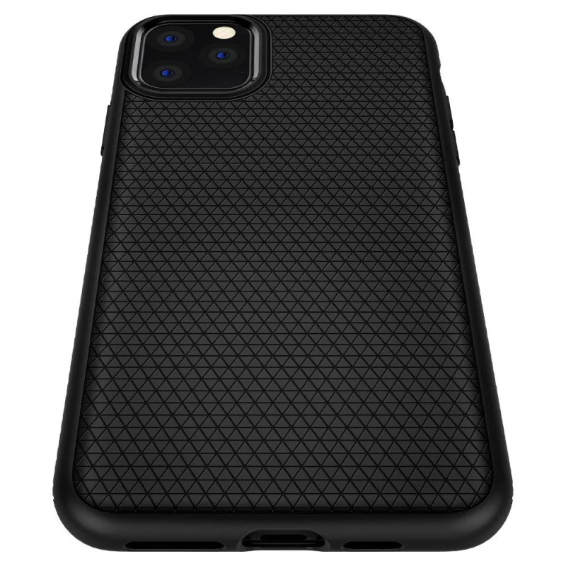 Etui Spigen Liquid Air na iPhone 11 Pro - czarny mat - obrazek 13