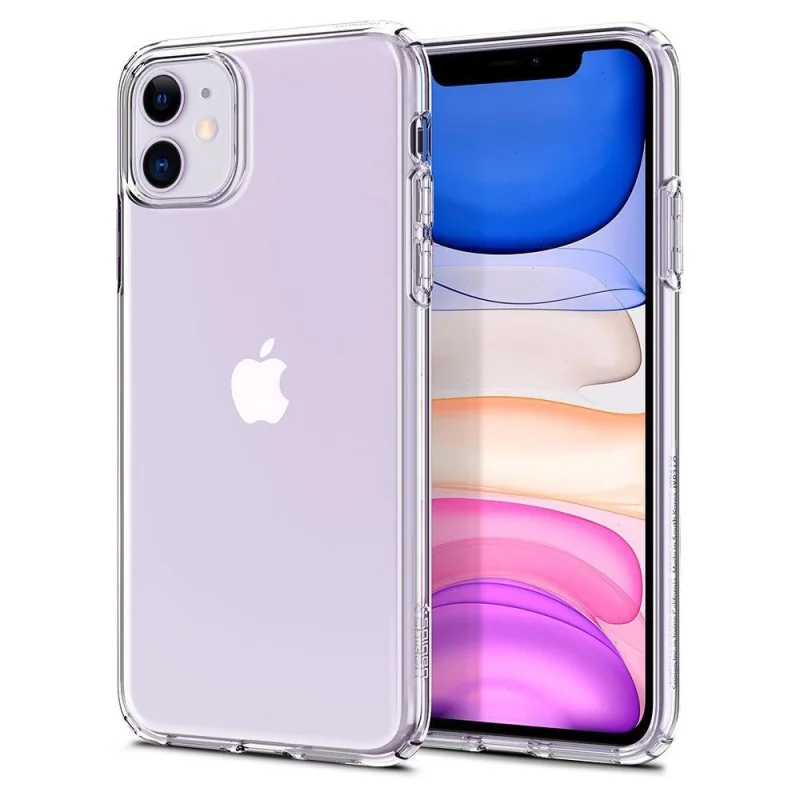 Etui Spigen Liquid Crystal na iPhone 11 - przezroczyste - obrazek 12