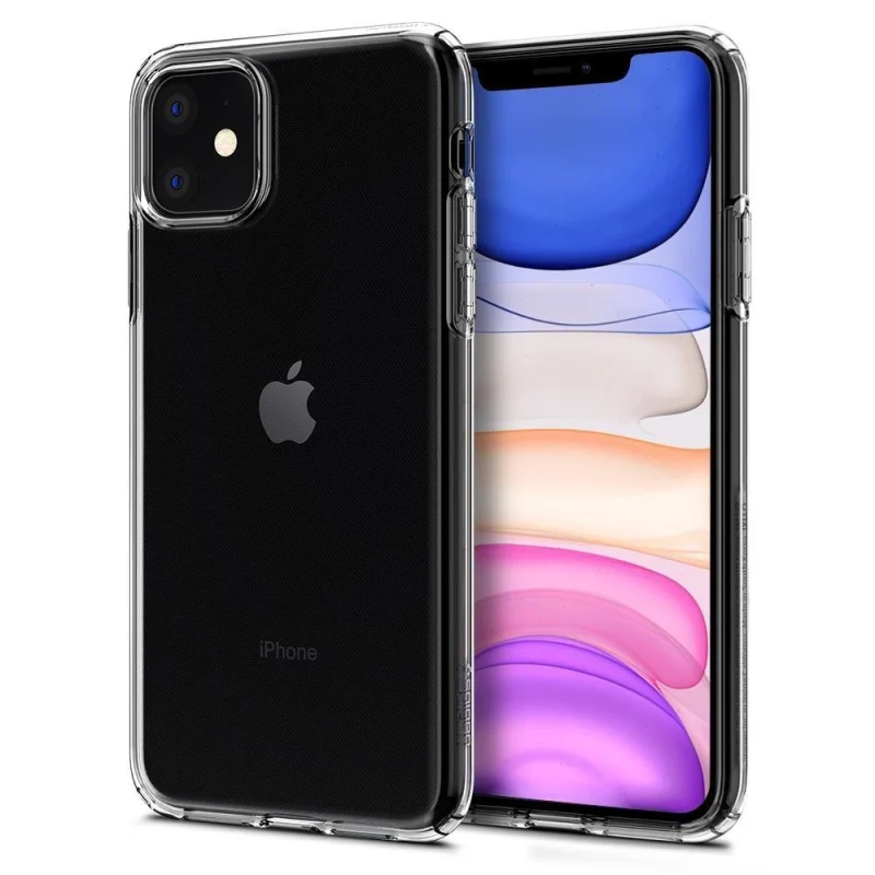 Etui Spigen Liquid Crystal na iPhone 11 - przezroczyste - obrazek 13