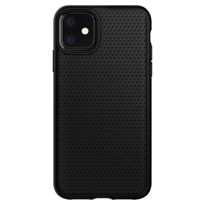 Etui Spigen Liquid Air na iPhone 11 - czarny mat - obrazek 13