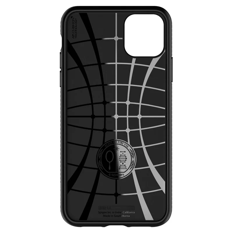 Etui Spigen Liquid Air na iPhone 11 - czarny mat - obrazek 15