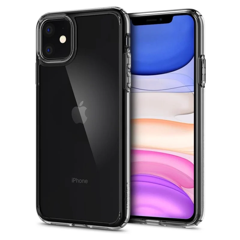 Etui Spigen Ultra Hybrid na iPhone 11 - przezroczyste - obrazek 16