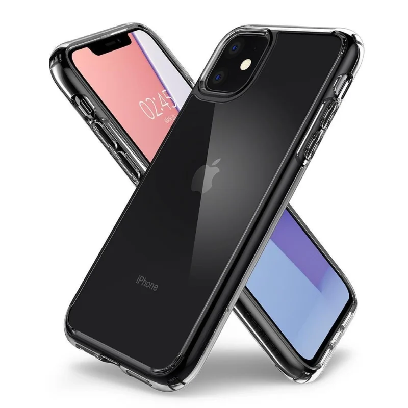 Etui Spigen Ultra Hybrid na iPhone 11 - przezroczyste - obrazek 4