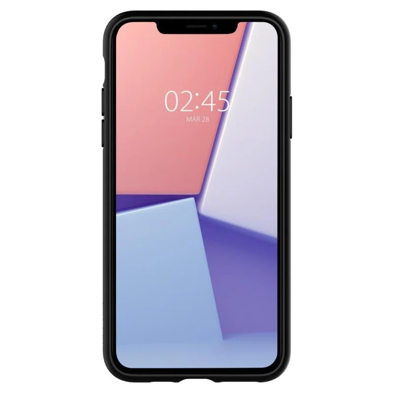 Etui Spigen Ultra Hybrid na iPhone 11 - czarny mat - obrazek 15